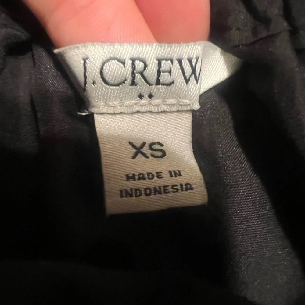 NWOT J. Crew Women’s Black and White Polka Dot Tiered Mesh Midi Skirt Size XS - Picture 8 of 8